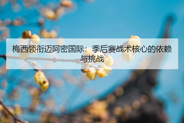 梅西领衔迈阿密国际：季后赛战术核心的依赖与挑战
